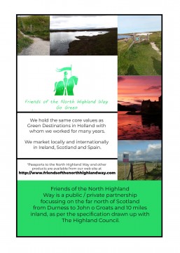 Marking the Durness end of the North Highland Way